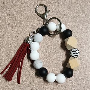 Handmade silicone Keychain bracelets
